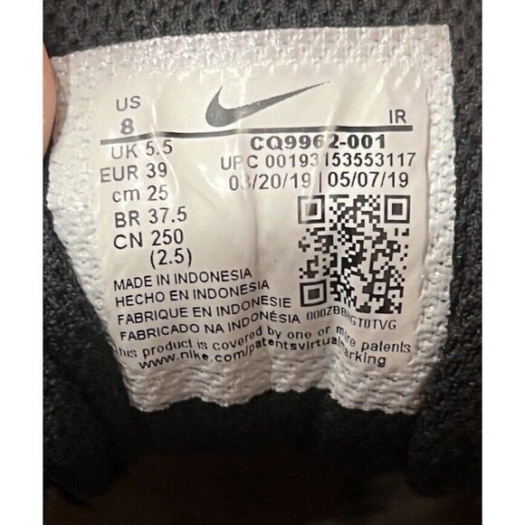 Nike Air Max Tailwind IV 4 Women's CQ9962-001  Size 8 Black Psychic Purple - Picture 8 of 8